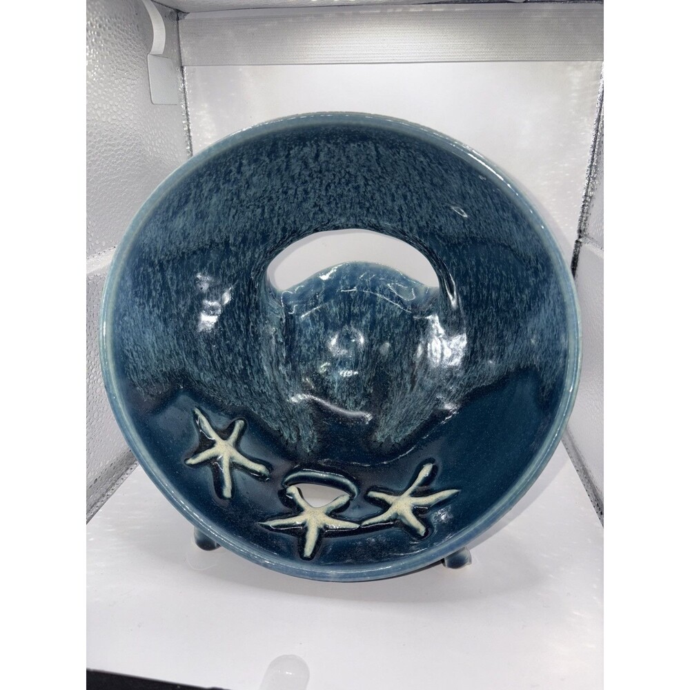Handmade Pottery Piece - Cell phone amplifier -TX Artist Signed